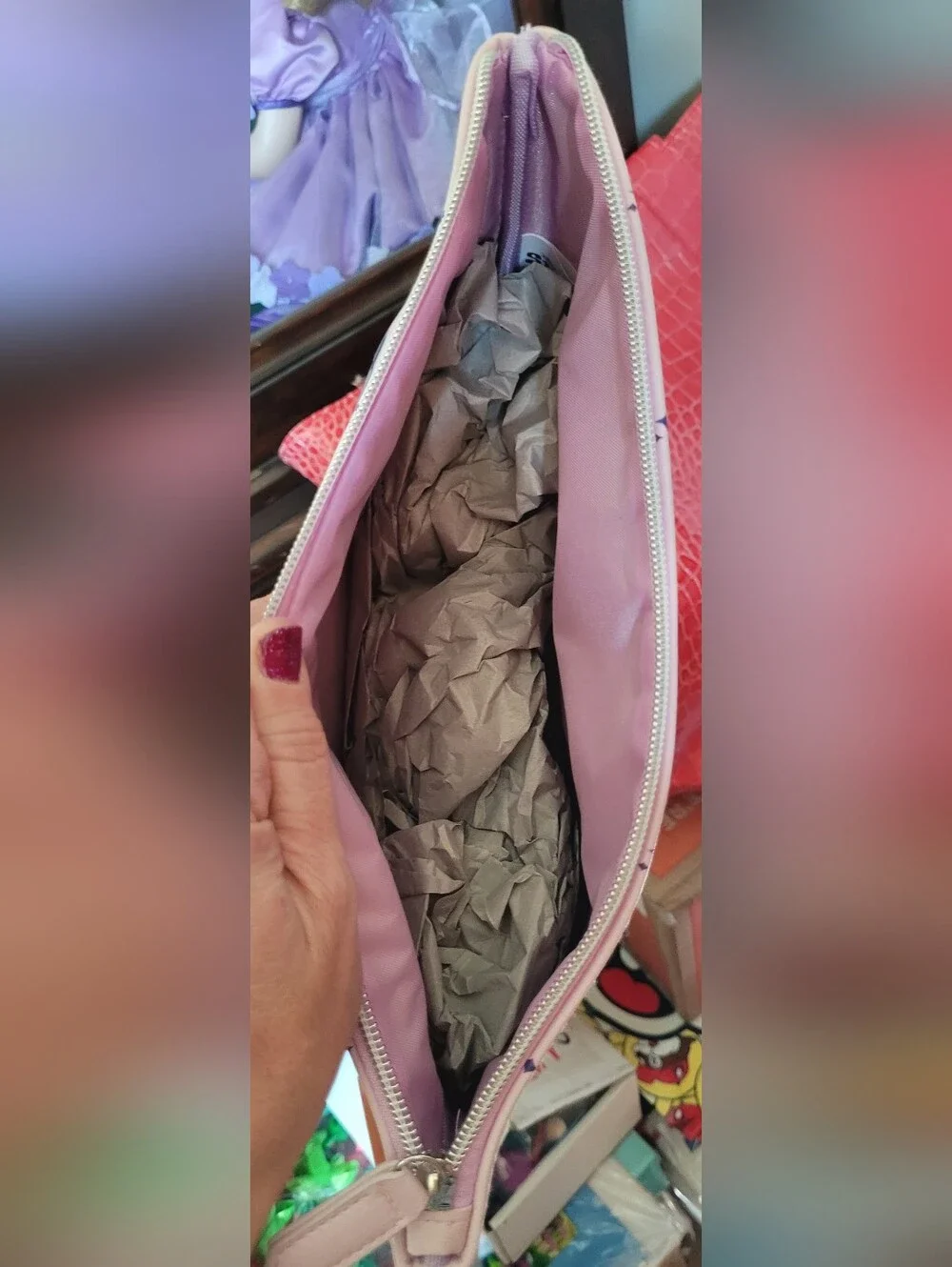 Concept One Stitch large Cosmetic Bag